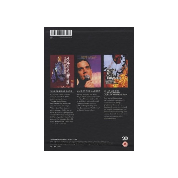 ROBBIE WILLIAMS - THE CLASSIC CONCERTS COLLECTION (BOX SET)