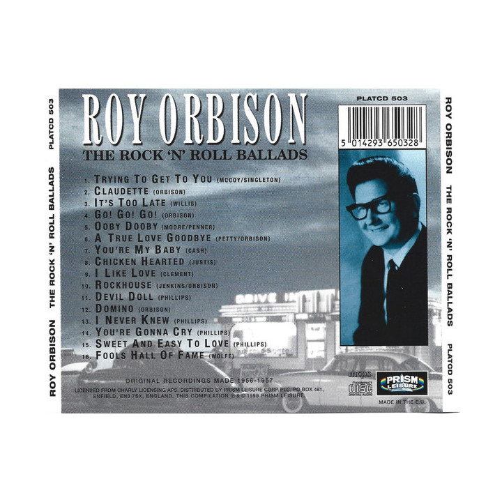 ORBISON,ROY - THE ROCK 'N' ROLL - 1CD