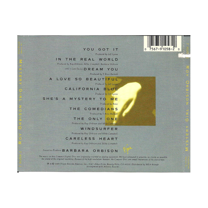 ORBISON,ROY - MYSTERY GIRL - 1CD