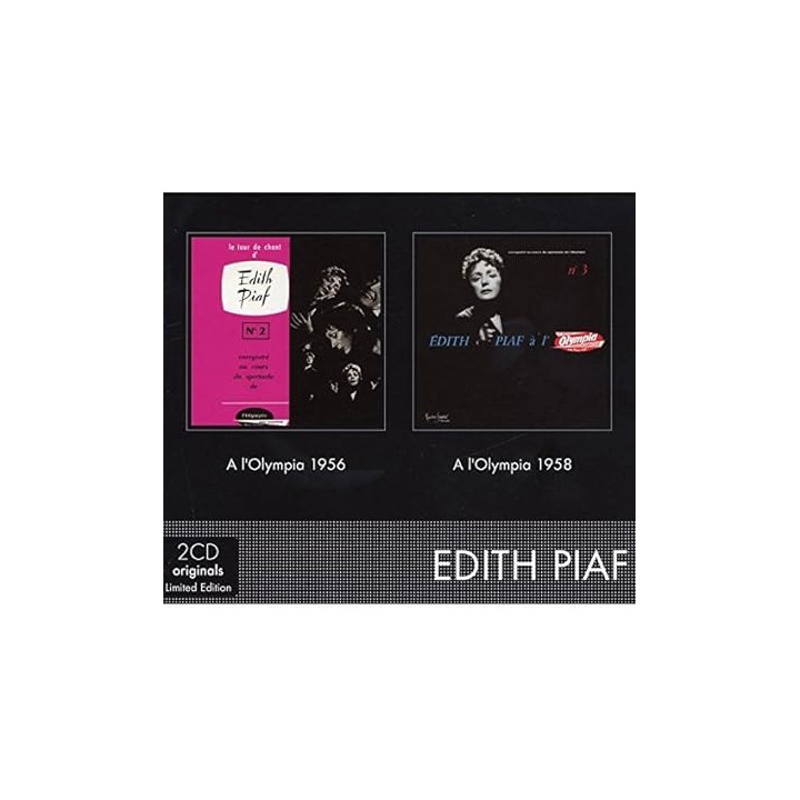 PIAF EDITH - A L'OLYMPIA 1956 + A L'OLYMPIA 1958 - 2CD