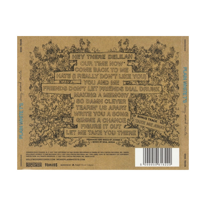 PLAIN WHITE T'S - EVERY SECOND COUNTS - 1CD