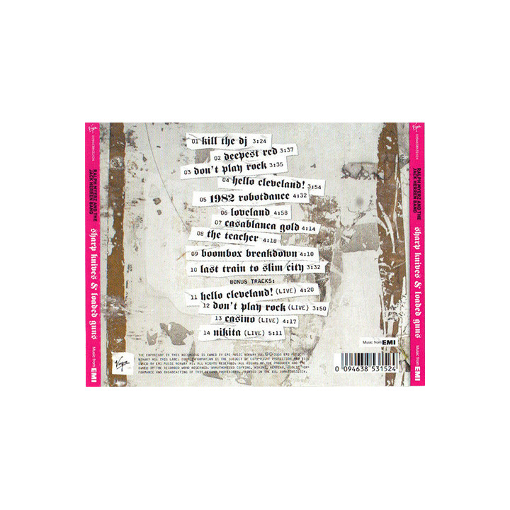 RALPH MYERZ AND THE JACK HERREN BAND - SHARP KNIVES . - 1CD