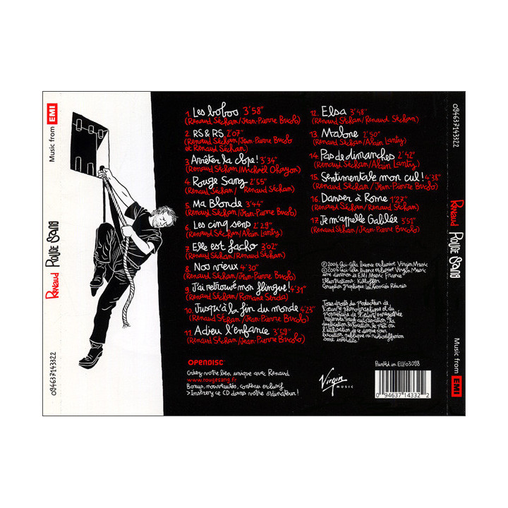 RENAUD - ROUGE SANG - 1CD
