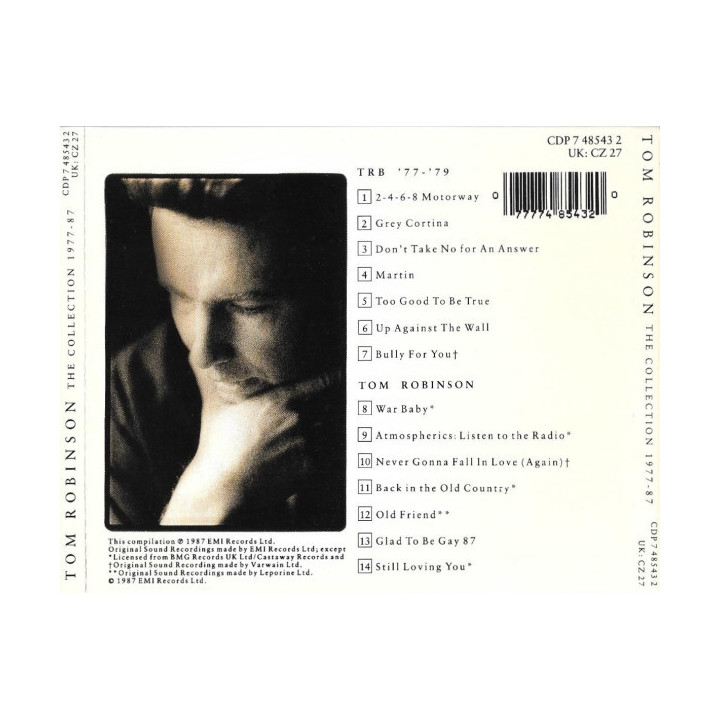 ROBINSON TOM - THE COLLECTION 77-87 - 1CD