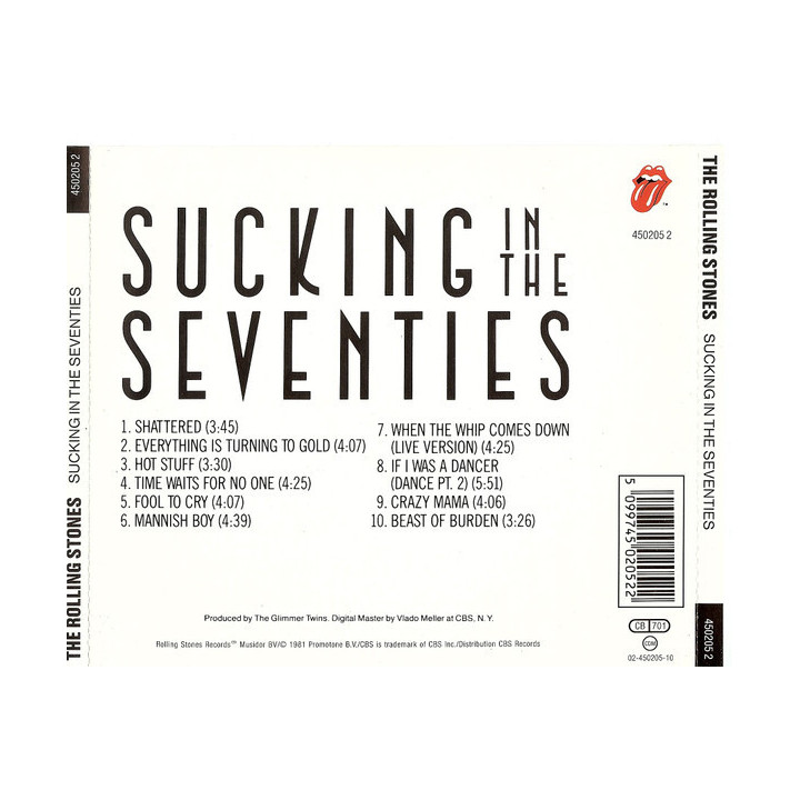 ROLLING STONES - SUCKING IN THE SEVENTIES - 1CD