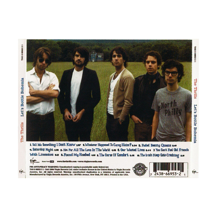 THRILLS                  B7203 - LET'S BOTTLE BOHEMIA - 1CD