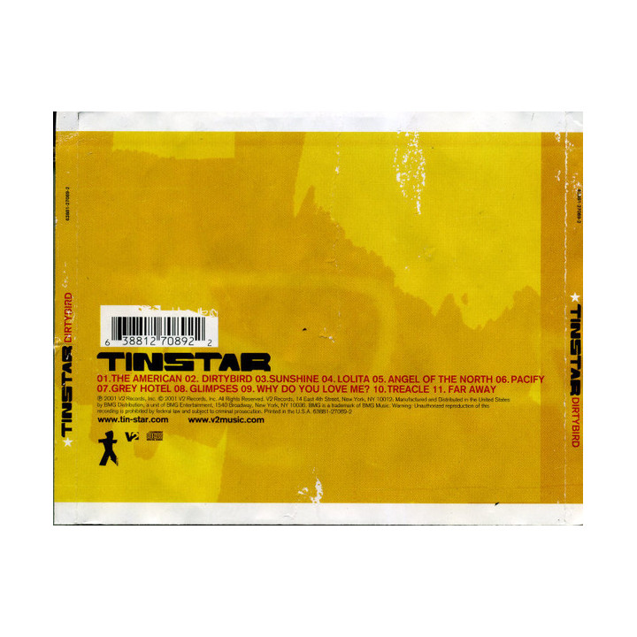 TINSTAR - DIRTYBIRD - 1CD