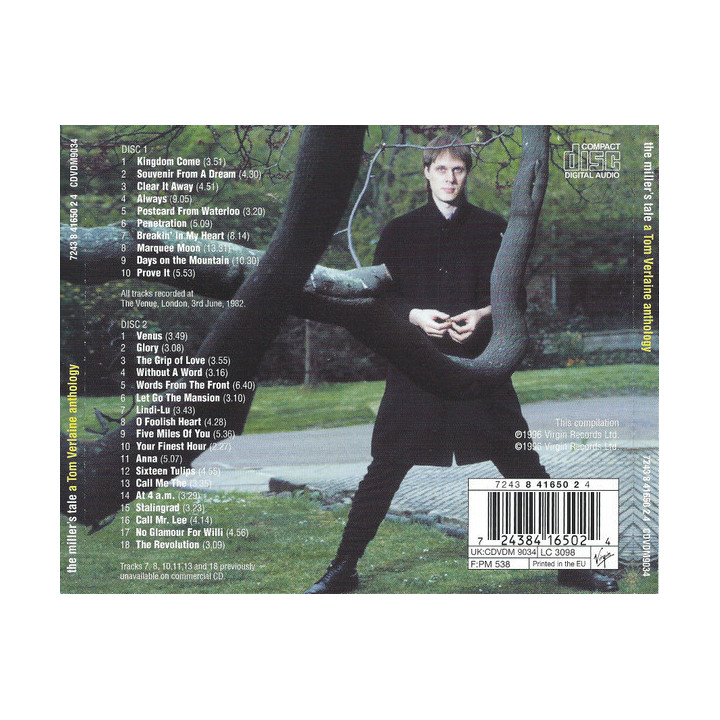VERLAINE TOM - THE MILLER'S TALE - 2CD
