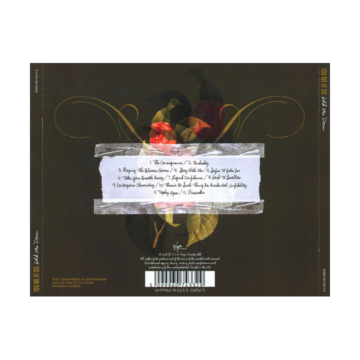 YOU ME AT SIX - HOLD ME DOWN - 1CD