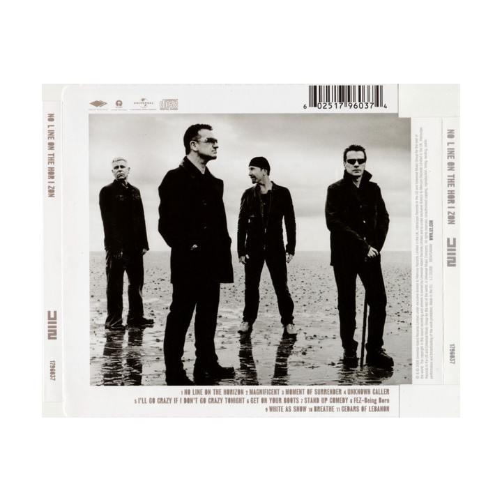 U2 - NO LINE ON THE HORIZON - 1CD