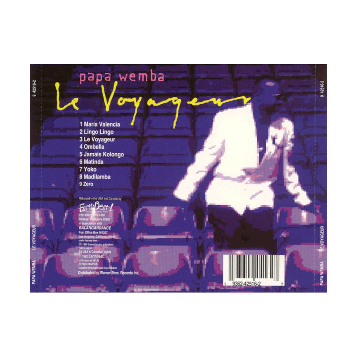 PAPA WEMBA  - VOYAGEUR - 1CD