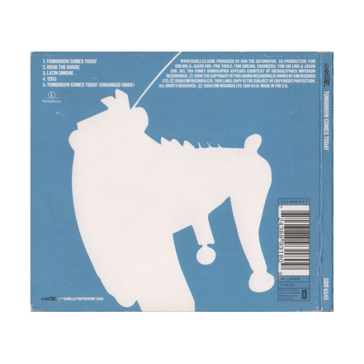GORILLAZ - TOMORROW COMES TODAY - DVDS