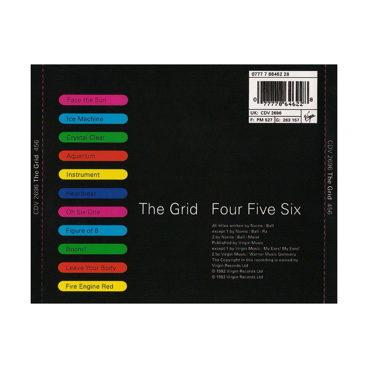 GRID, THE - FOUR FIVE SIX - 1CD