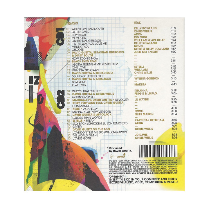GUETTA DAVID - ONE MORE LOVE (lim. ed) - 2CD