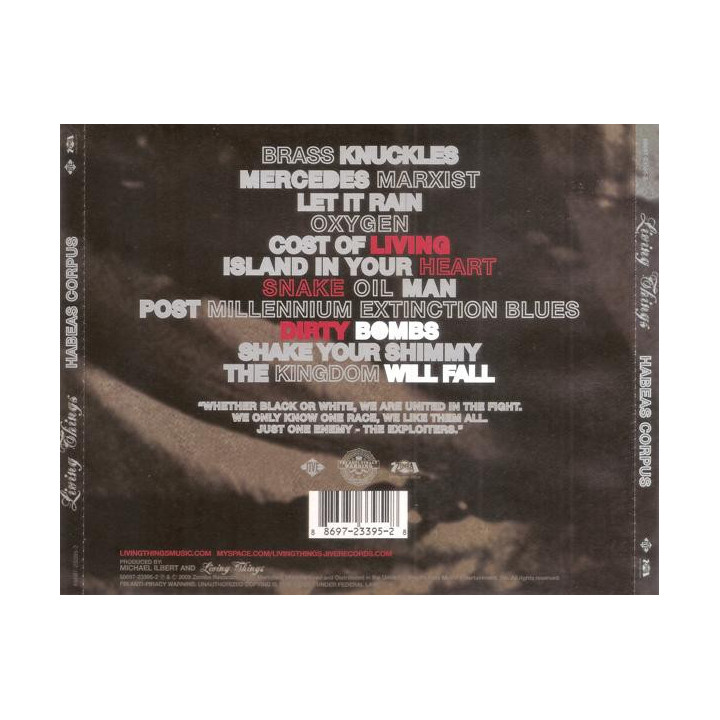 LIVING THINGS - HABEAS CORPUS - 1CD