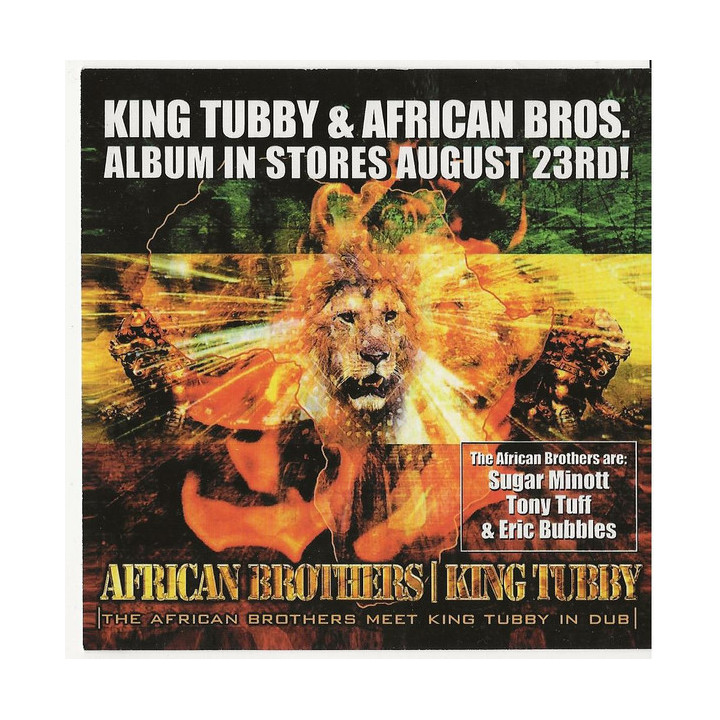 AFRICAN BROTHERS -  KING TUBBY - THE AFRICAN BROTHERS MEET KT IN DUB - 1CD