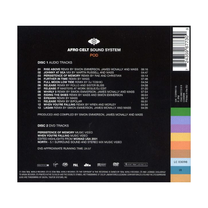 AFRO CELT SOUND SYSTEM - POD - 2CD