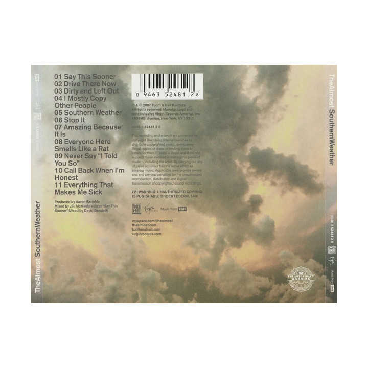 ALMOST - SOUTHERN WEATHER - 1CD