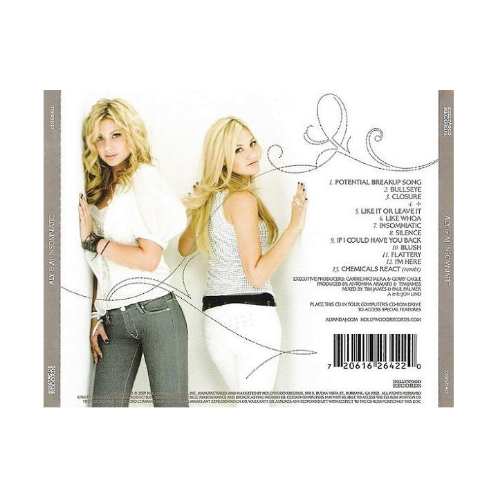 ALY & AJ - INSOMNIATIC - 1CD
