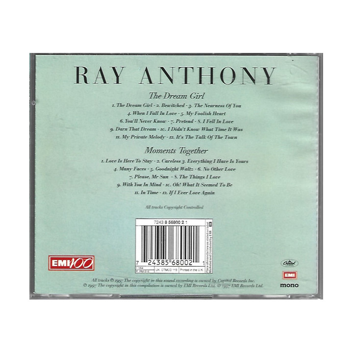 ANTHONY,RAY - THE DREAM GIRL - MOMENTS TOGETHE - 1CD