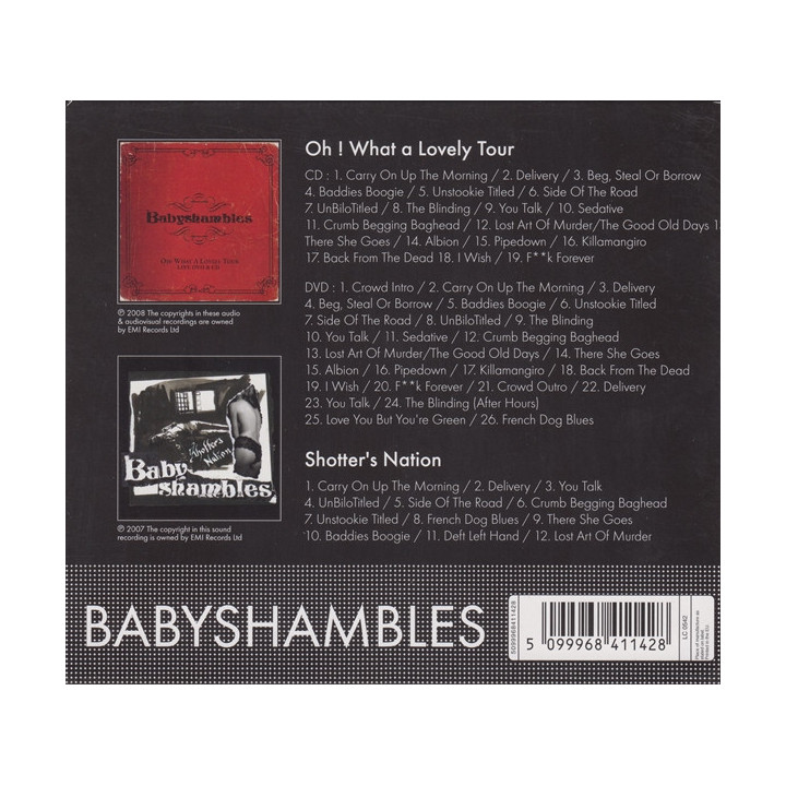 BABYSHAMBLES - OH! WHAT A LOVELY TOUR + SHOTTER'S NATI. - 2CD