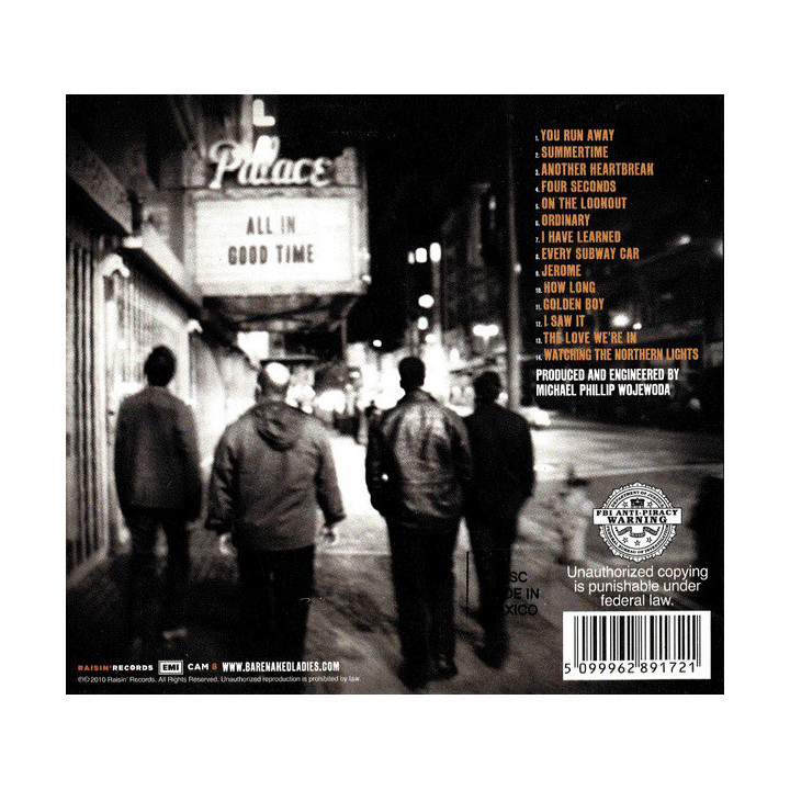 BARENAKED LADIES - ALL IN GOOD TIME - 1CD