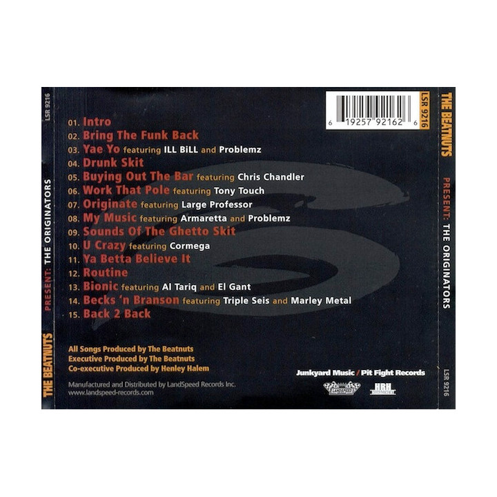 BEATNUTS - CD   - ORIGINATORS - CD - 1CD