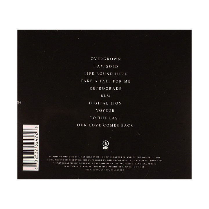 BLAKE JAMES - OVERGROWN - 1CD