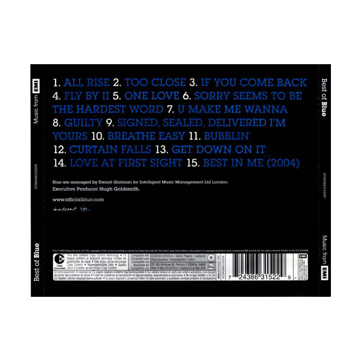 BLUE  - 4EVER BLUE - 1CD