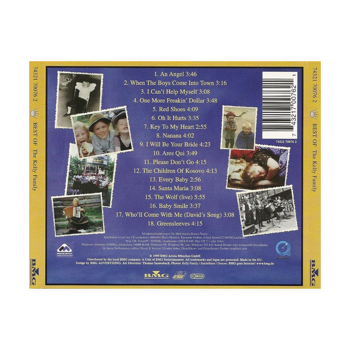 KELLY FAMILY                 . - OH,IT HURTS - 1CD