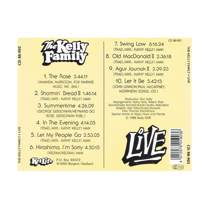 KELLY FAMILY,THE  - WONDERFUL WORLD - 1CD