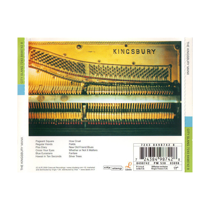 KIRK&HOPE - CD  - HOODOO TALK - 1CD