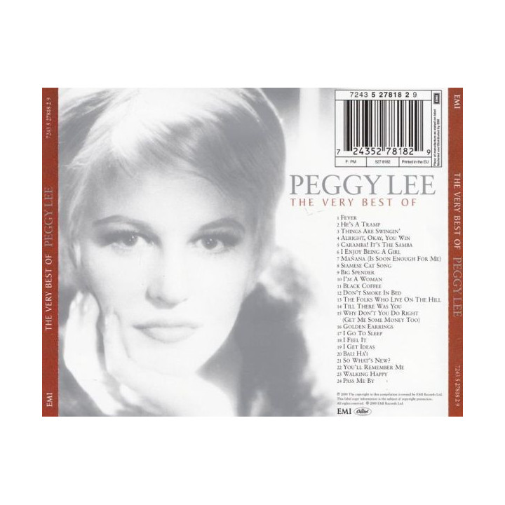 LEE PEGGY - MINK JAZZ - 1CD