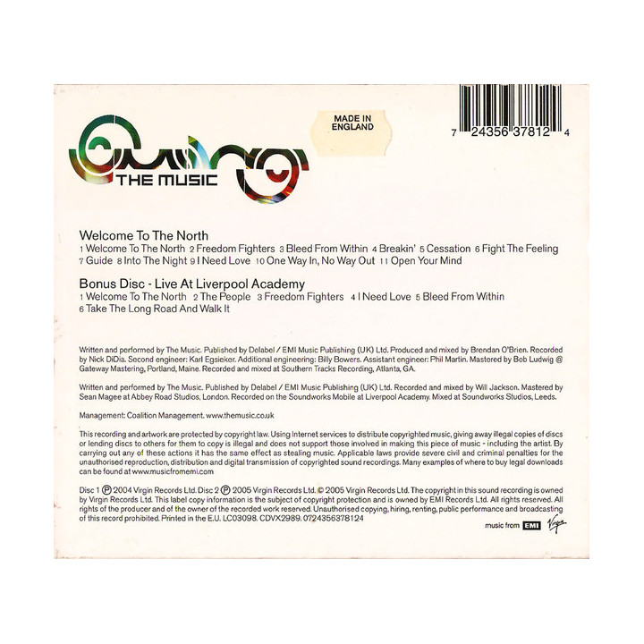 MUSIC,THE - THE MUSIC - 1CD