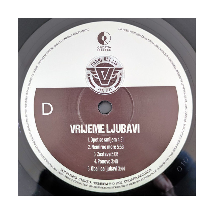 Parni Valjak – Vrijeme Ljubavi - 2LP