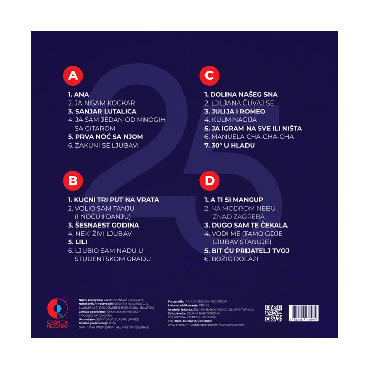 Srebrna Krila – 25 Greatest Hits - 2LP