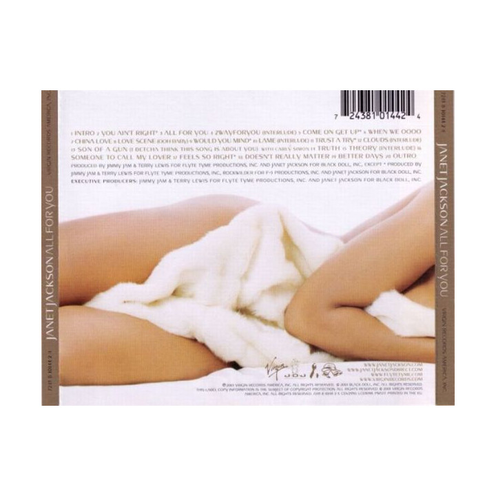JACKSON JANET - ALL FOR YOU - 1CD