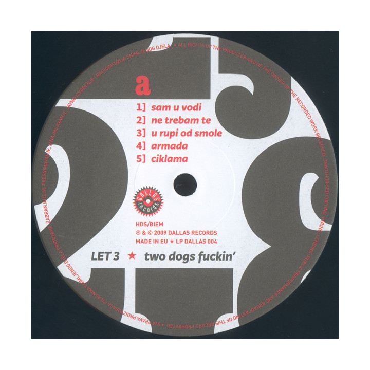 LET 3 - TWO DOGS FUCKING - 1LP VINYL