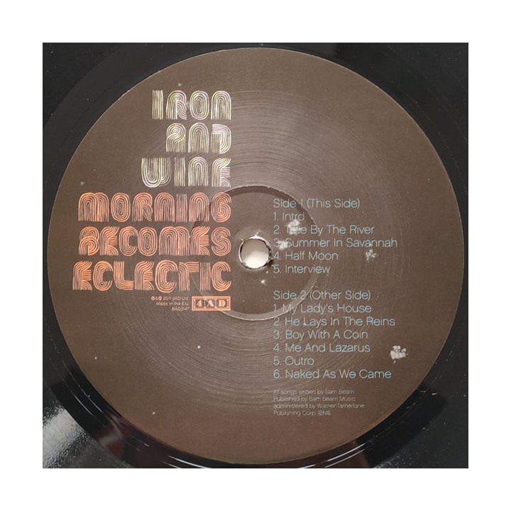 IRON AND WINE - MORNING BECOMES ECLECTIC - 1LP