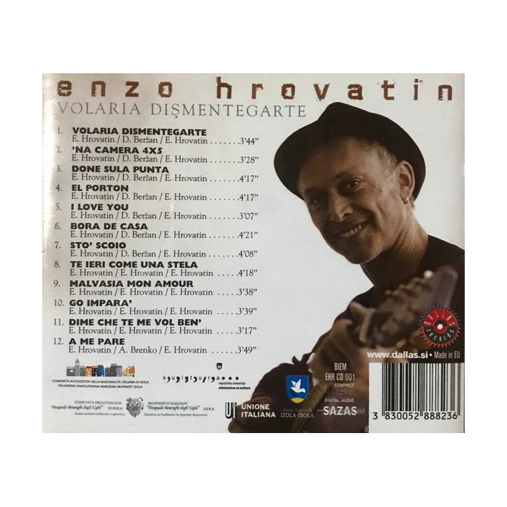 Enzo Hrovatin – Volaria Dişmentegarte - 1CD