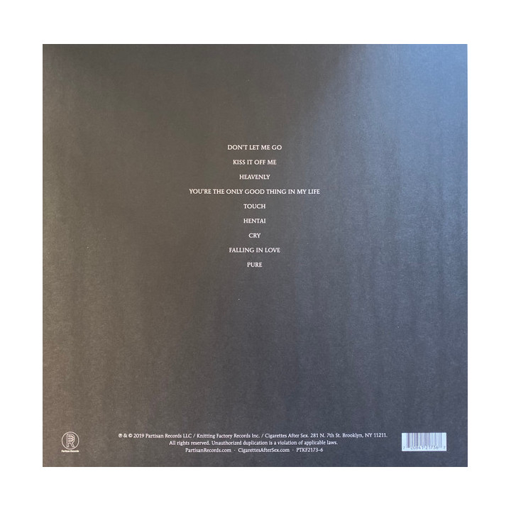 Cigarettes After Sex - Cry - 1LP