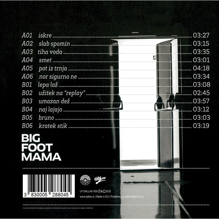 BIG FOOT MAMA - IZHOD - 1LP