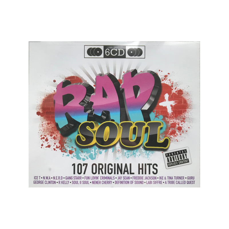 VARIOUS ARTISTS - ORIGINAL HITS - RAP & SOUL - 6CD