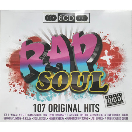 VARIOUS ARTISTS - ORIGINAL HITS - RAP & SOUL - 6CD
