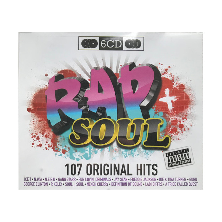 VARIOUS ARTISTS - ORIGINAL HITS - RAP & SOUL - 6CD