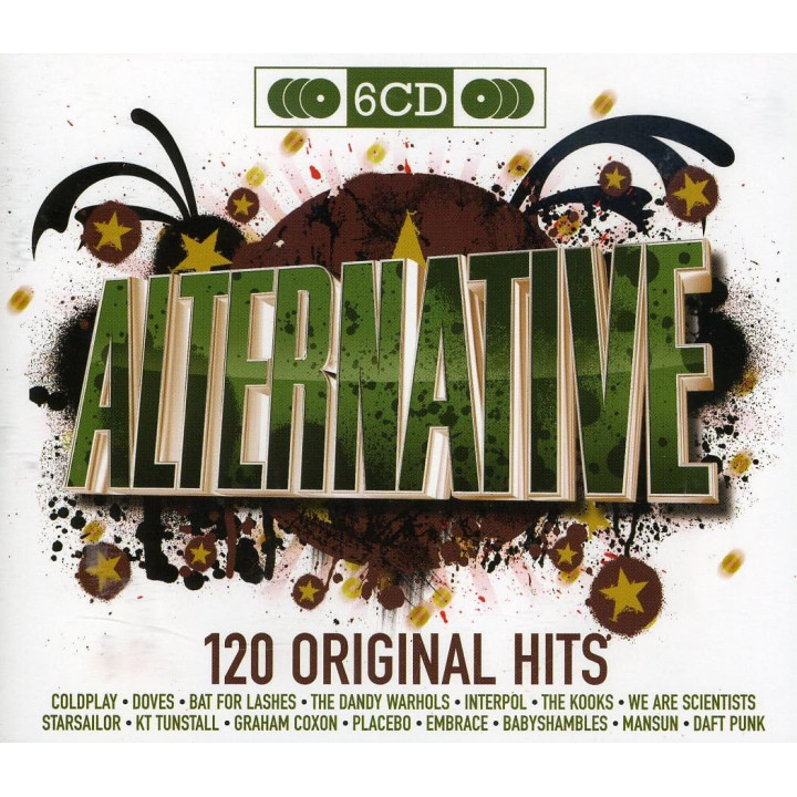 VARIOUS ARTISTS - ORIGINAL HITS -  ALTERNATIVE - 6CD