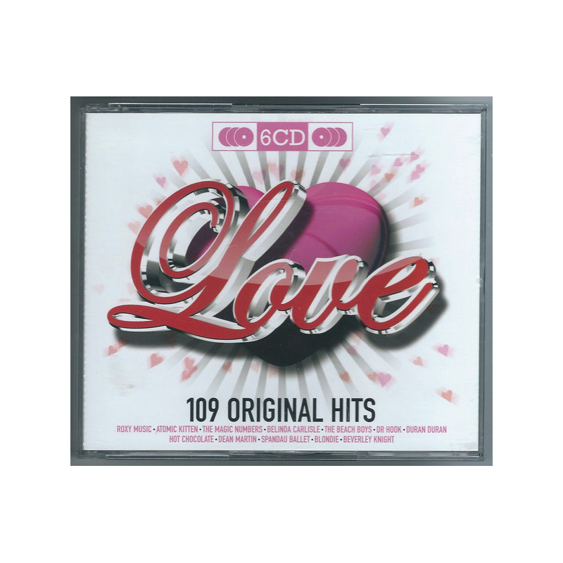 VARIOUS ARTISTS - ORIGINAL HITS -  LOVE - 6CD