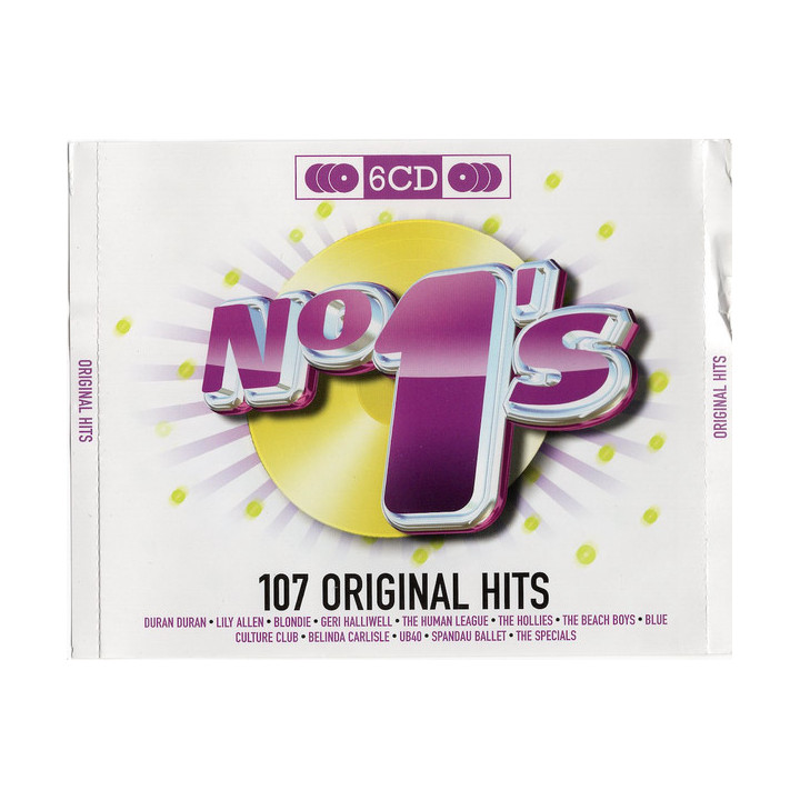 VARIOUS ARTISTS - ORIGINAL HITS -  NUMBER 1's - 6CD