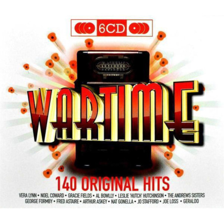 VARIOUS ARTISTS - ORIGINAL HITS - WARTIME - 6CD