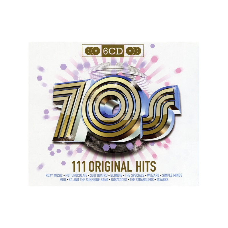 VARIOUS ARTISTS - ORIGINAL HITS -  70's - 6CD